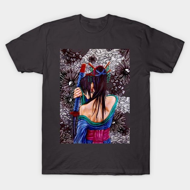 Samuraia T-Shirt by INKmagineandCreate